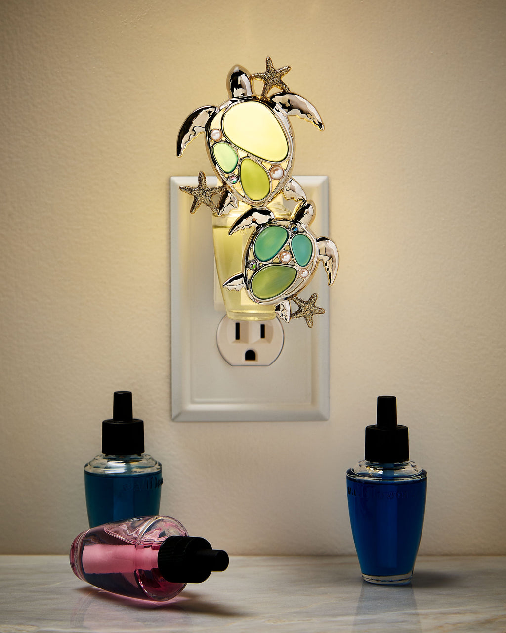 Turtles & Starfish Scent Control&trade; Nightlight Wallflowers Fragrance Plug