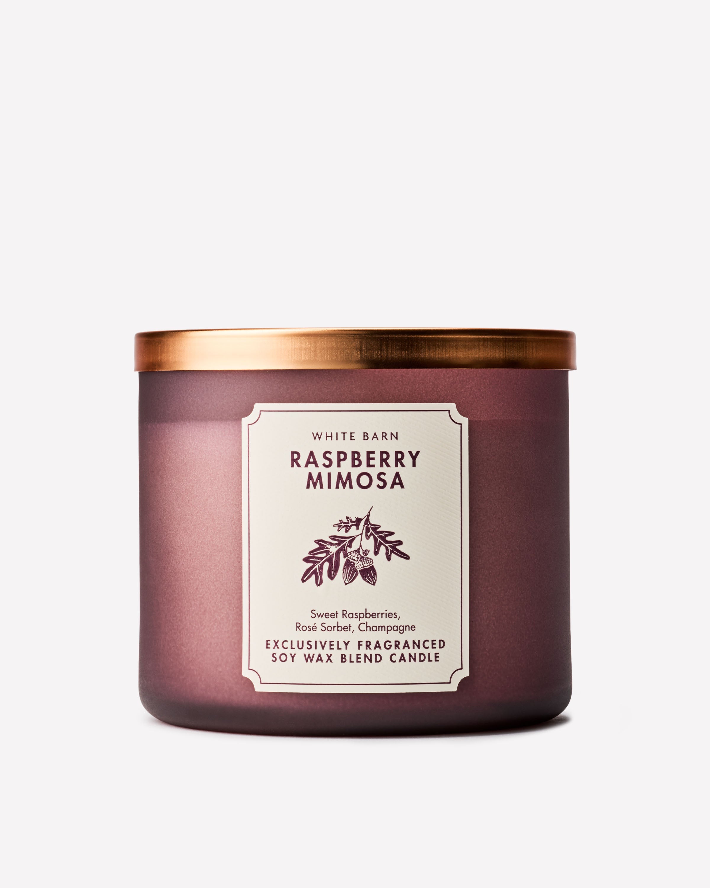 Raspberry Mimosa 3-Wick Candle