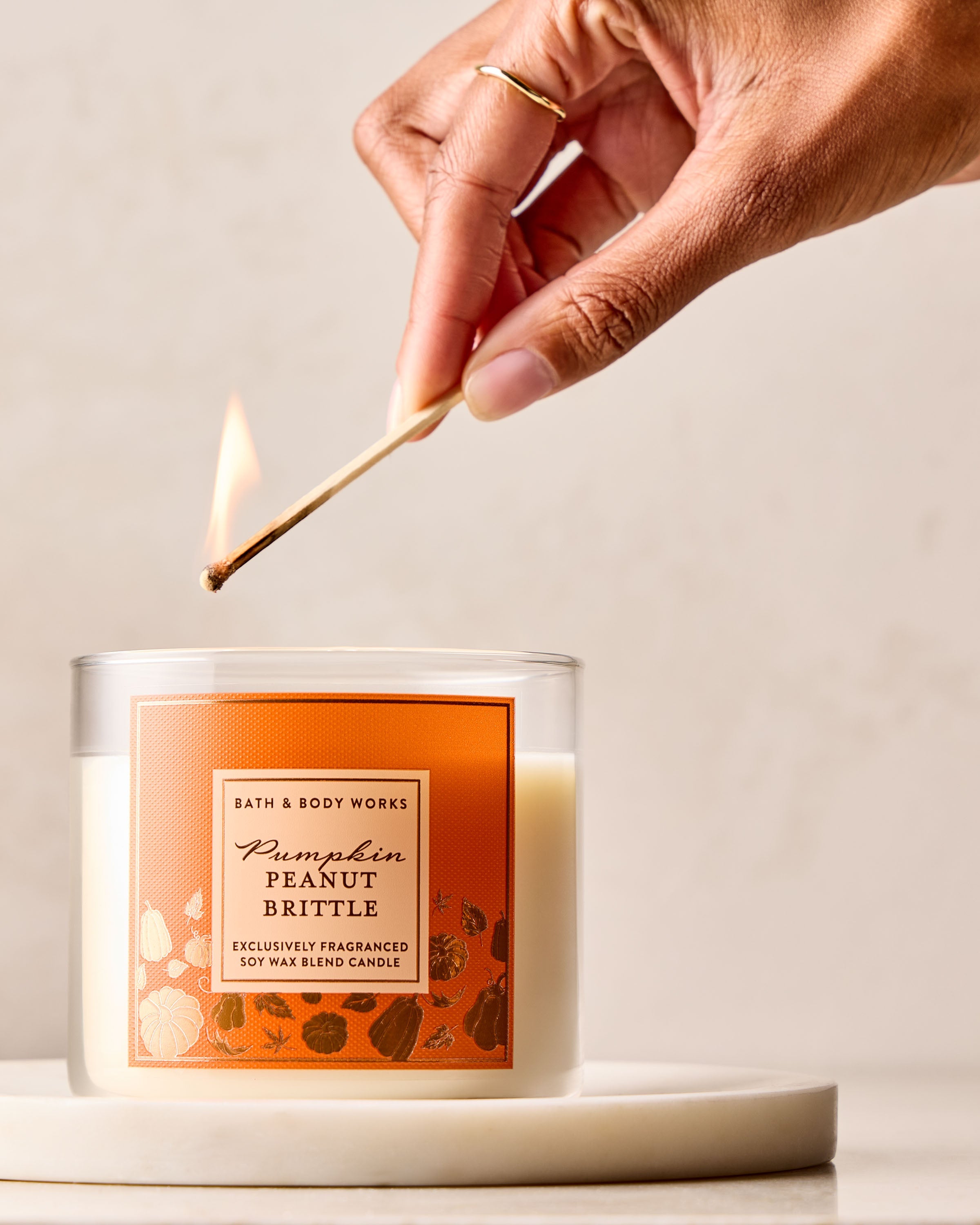 Pumpkin Peanut Brittle 3-Wick Candle