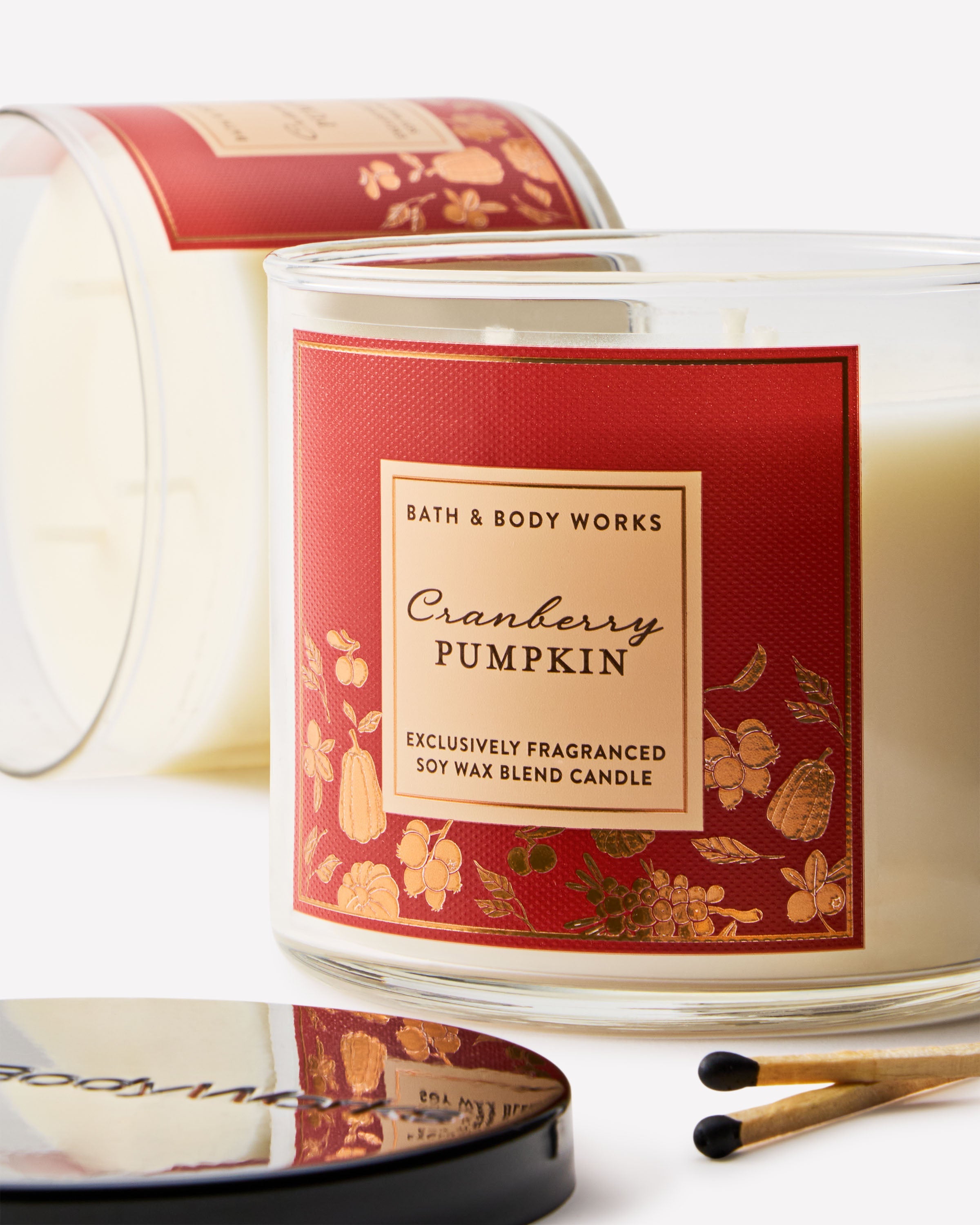 Cranberry Pumpkin 3-Wick Candle