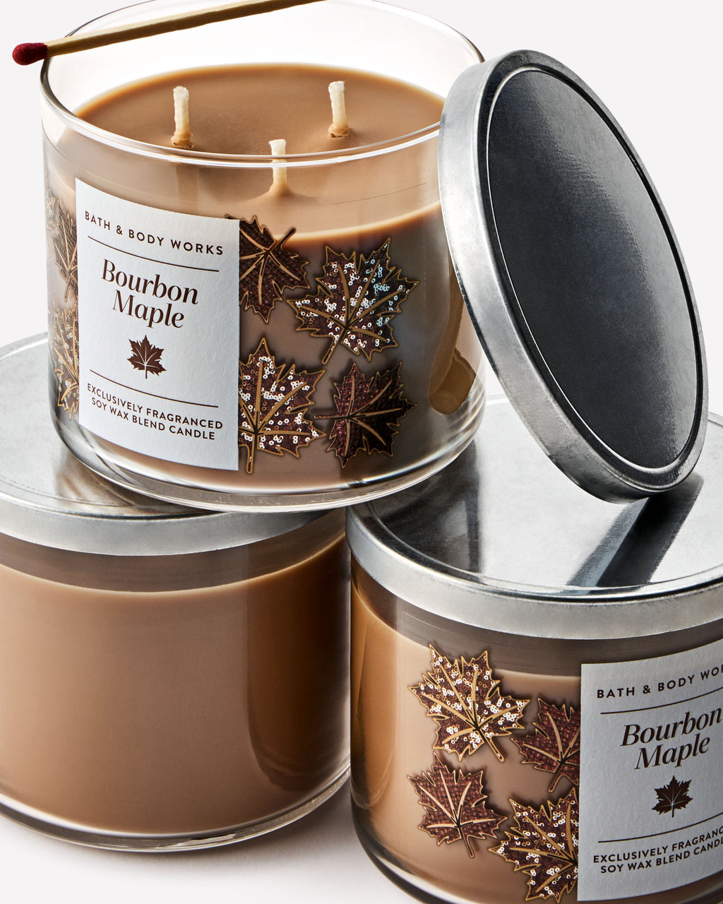 Bourbon Maple 3-Wick Candle