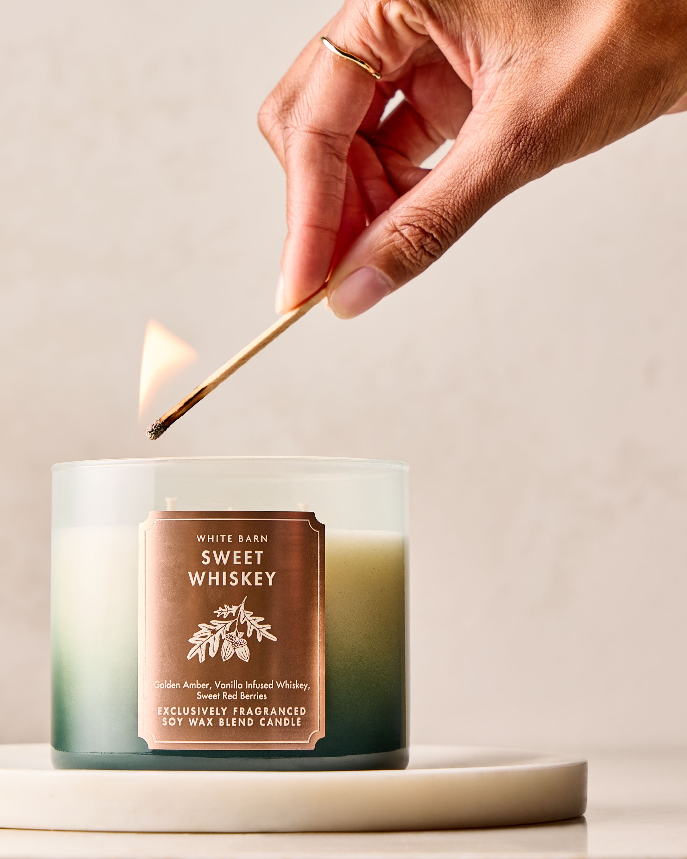 Sweet Whiskey 3-Wick Candle