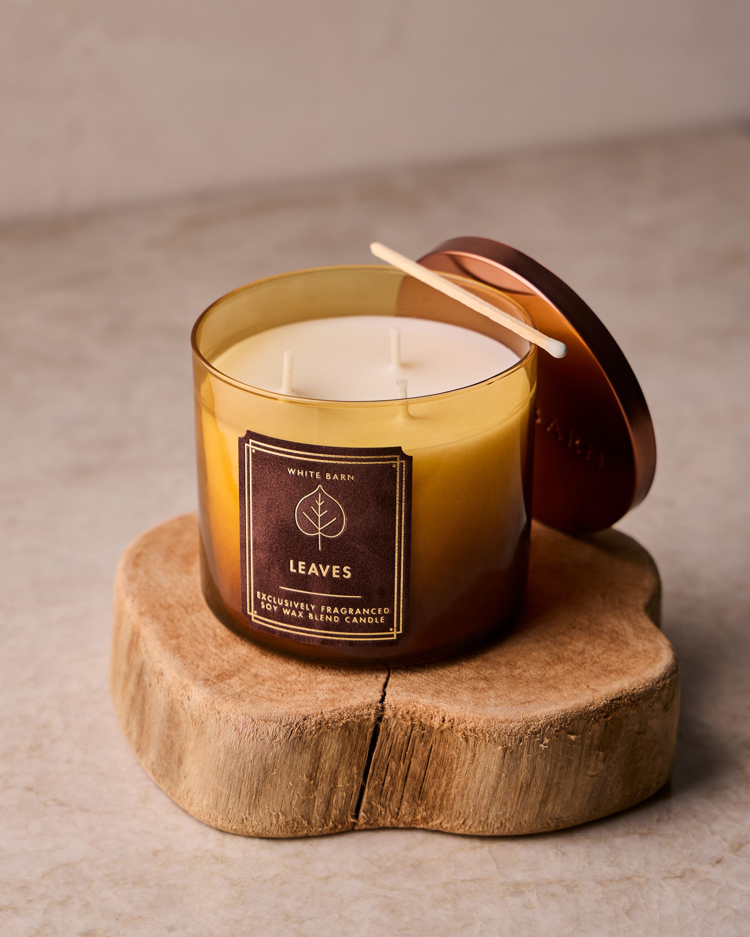 Leaves 3-Wick Candle