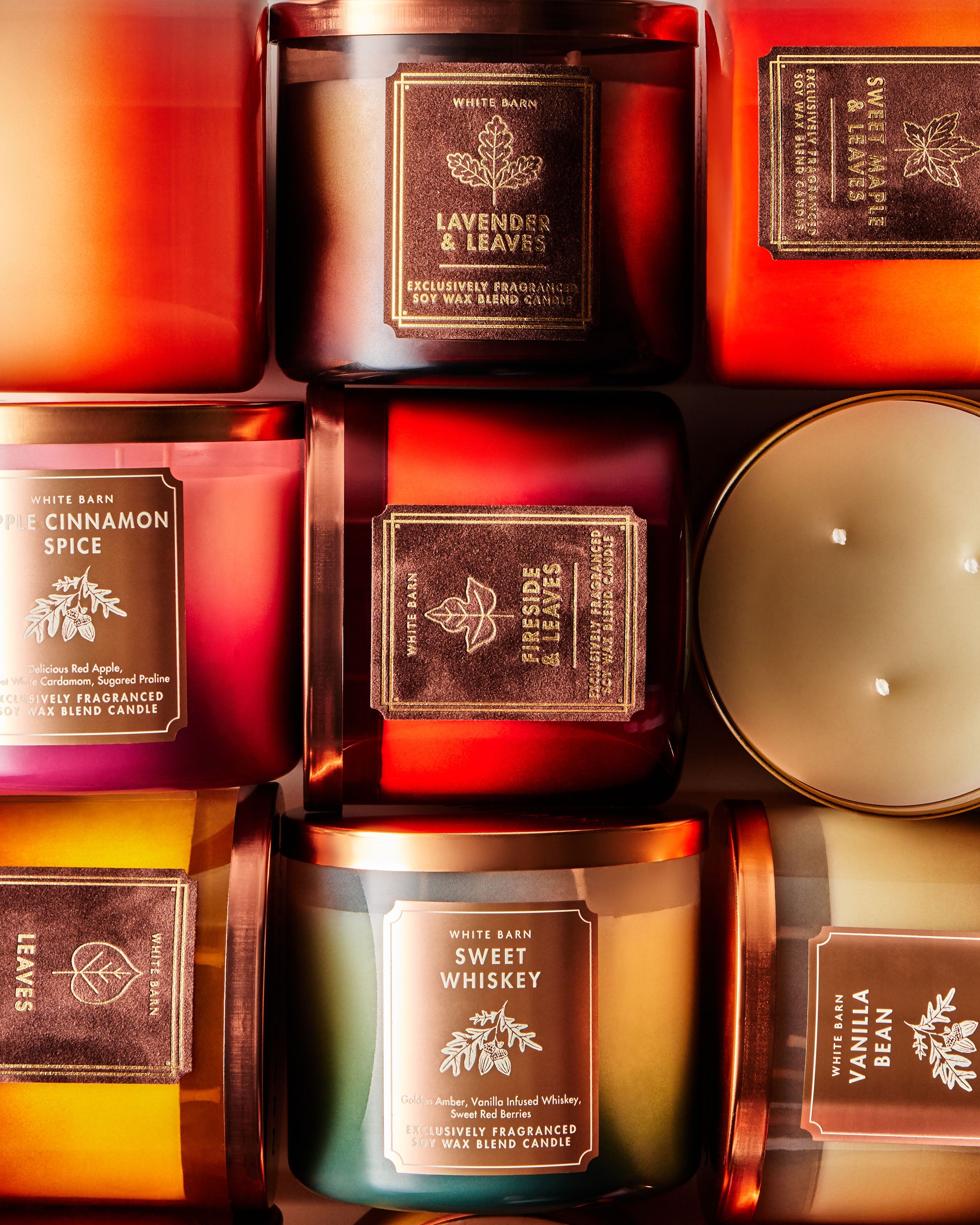 Leaves 3-Wick Candle
