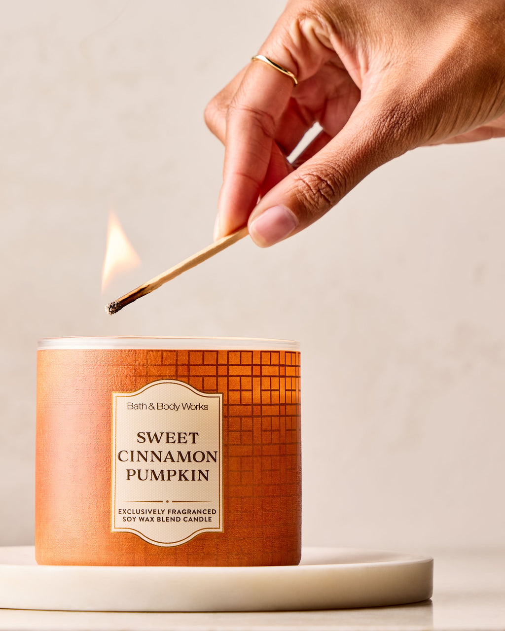 Sweet Cinnamon Pumpkin 3-Wick Candle