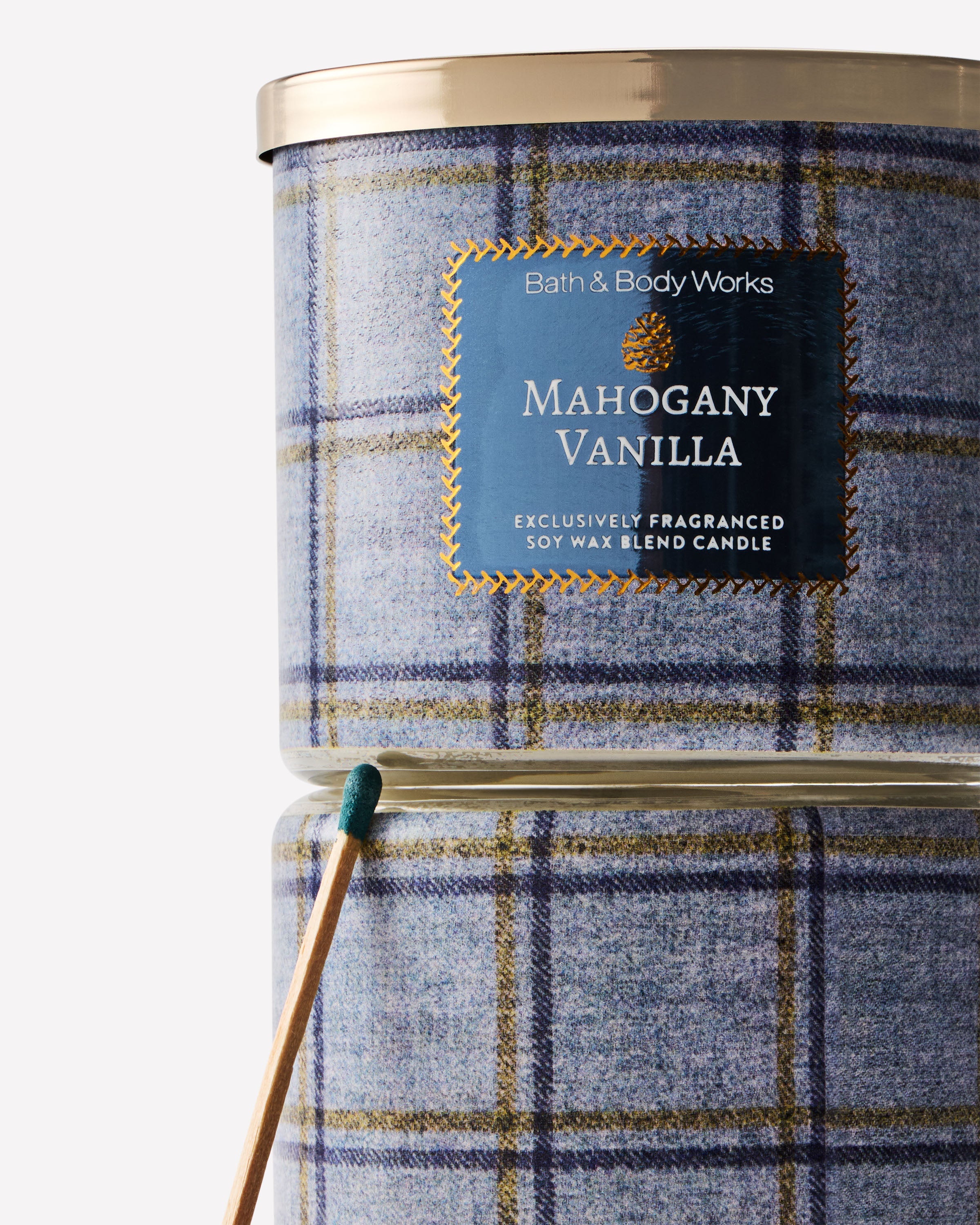 Mahogany Vanilla 3-Wick Candle