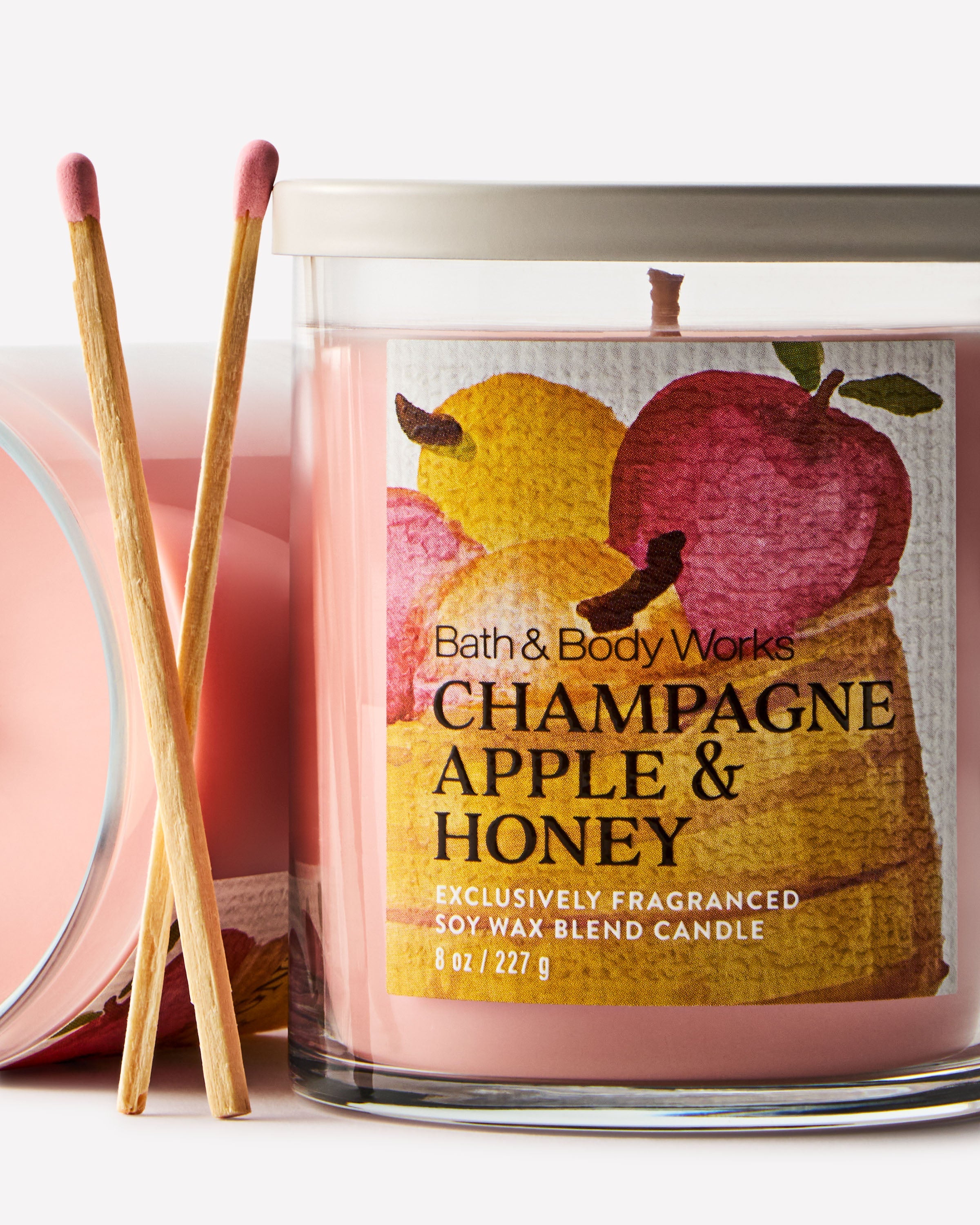 Champagne Apple & Honey Single Wick Candle