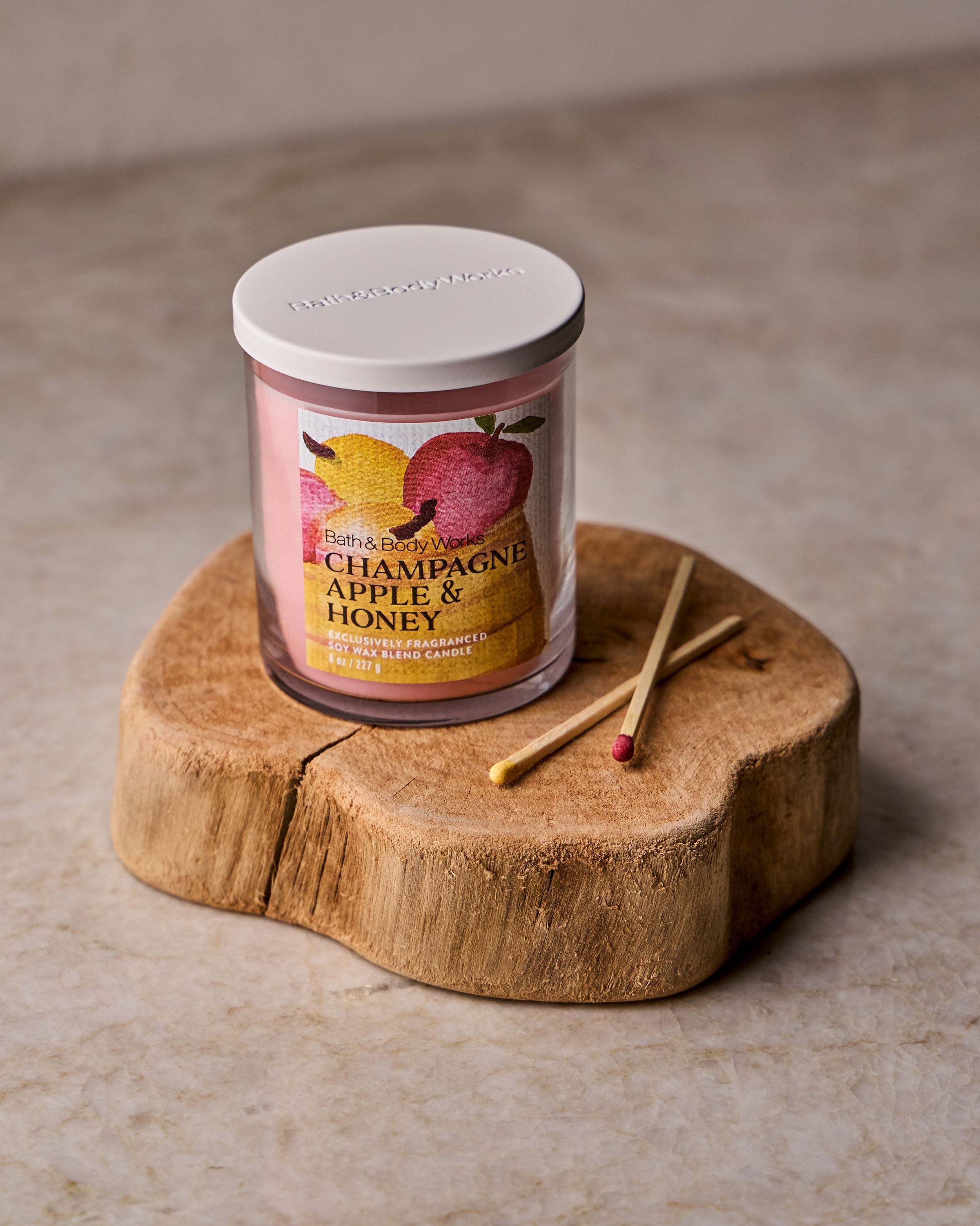 Champagne Apple & Honey Single Wick Candle