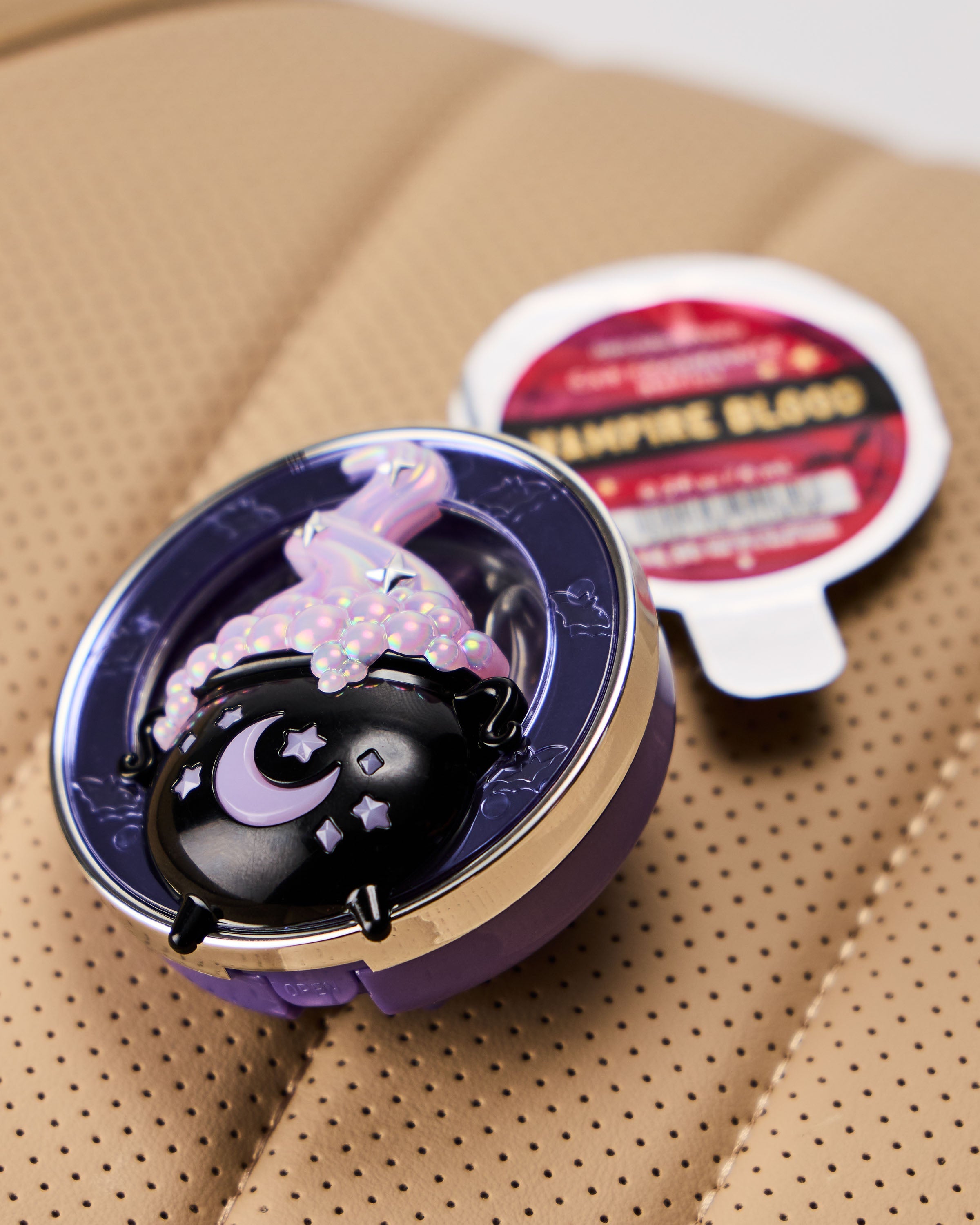 Encrusted Cauldron Car Fragrance Holder